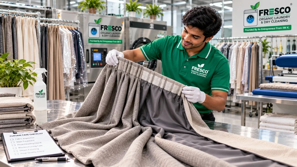 Professional Sheer and Blackout Curtain Dry Cleaning