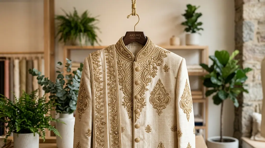 Groom Sherwani Dry Cleaning