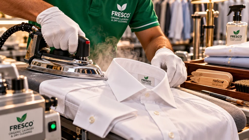 Careful Finishing for Formal Shirts, Office Wear and Branded Garments