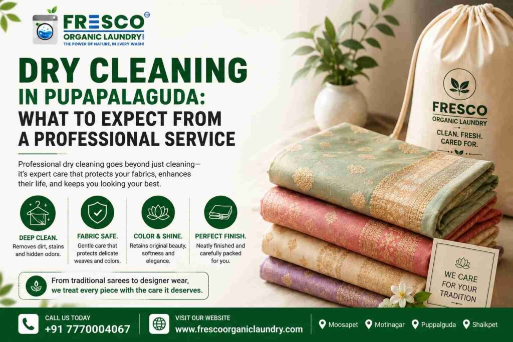 Dry Cleaning in Pupapalaguda: What to Expect From a Professional Service
